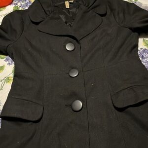 Susina medium black long blazer